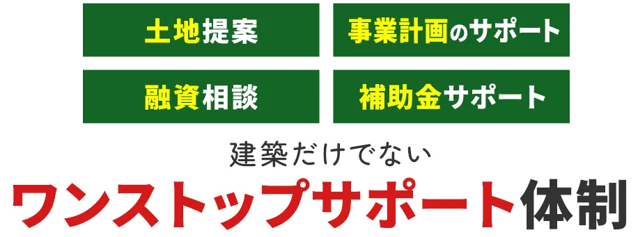 ワンストップサポート体制
